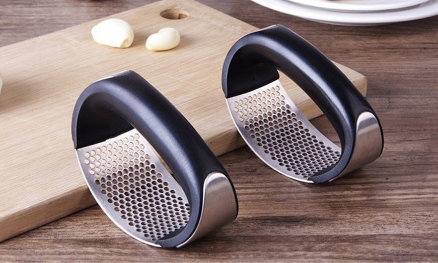 Image 6: One or Two Manual Garlic Press Grinders