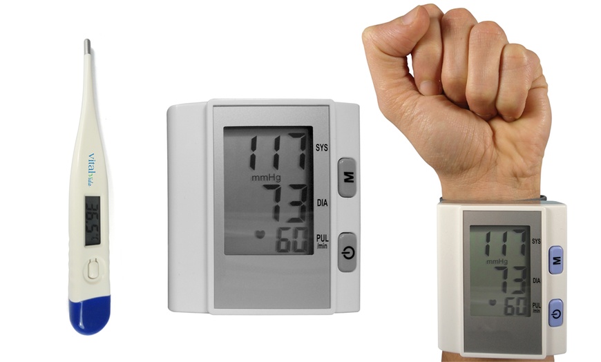 Image 1: Blood Pressure and Thermometer