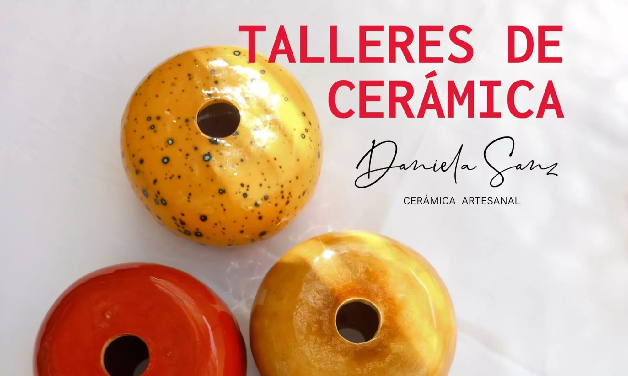 1 clase de cerámica para 1 o 2 adultos en taller grupal