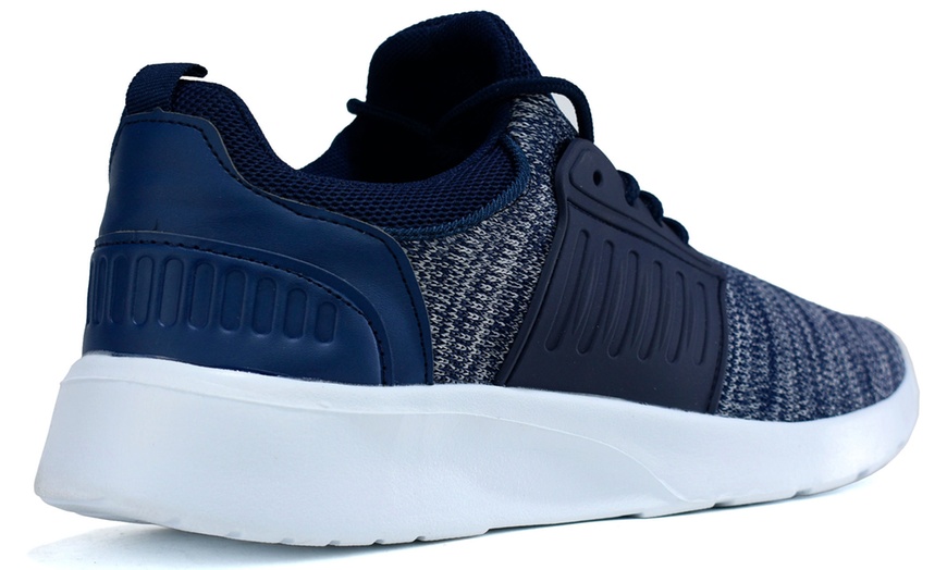 Image 3: Men's Knitted Trainers