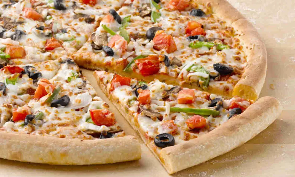 Two Groupons, Each Good For a Large Pizza with Up to Three Toppings at Papa John's Pizza (46% Off). 7 Locations. - Primary Image