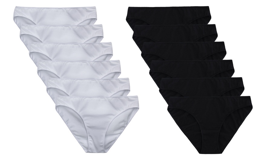 Image 4: Lot de 6 ou 12 culottes slip ou midi taille haute Coconuda