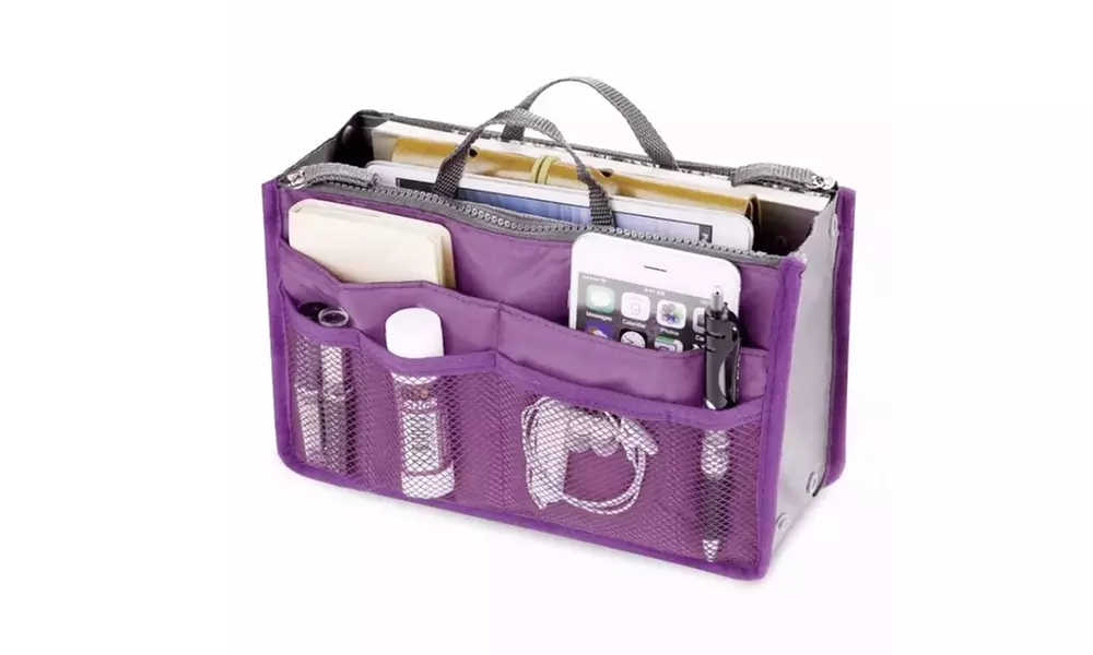 1 o 2 borse organizer da viaggio per cosmetici