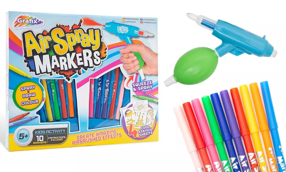 1 ou 2 sets de marqueurs air spray grafix - Primary Image