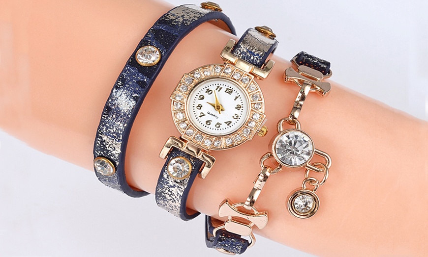 Image 2: Tiana Snake Wrap Watches