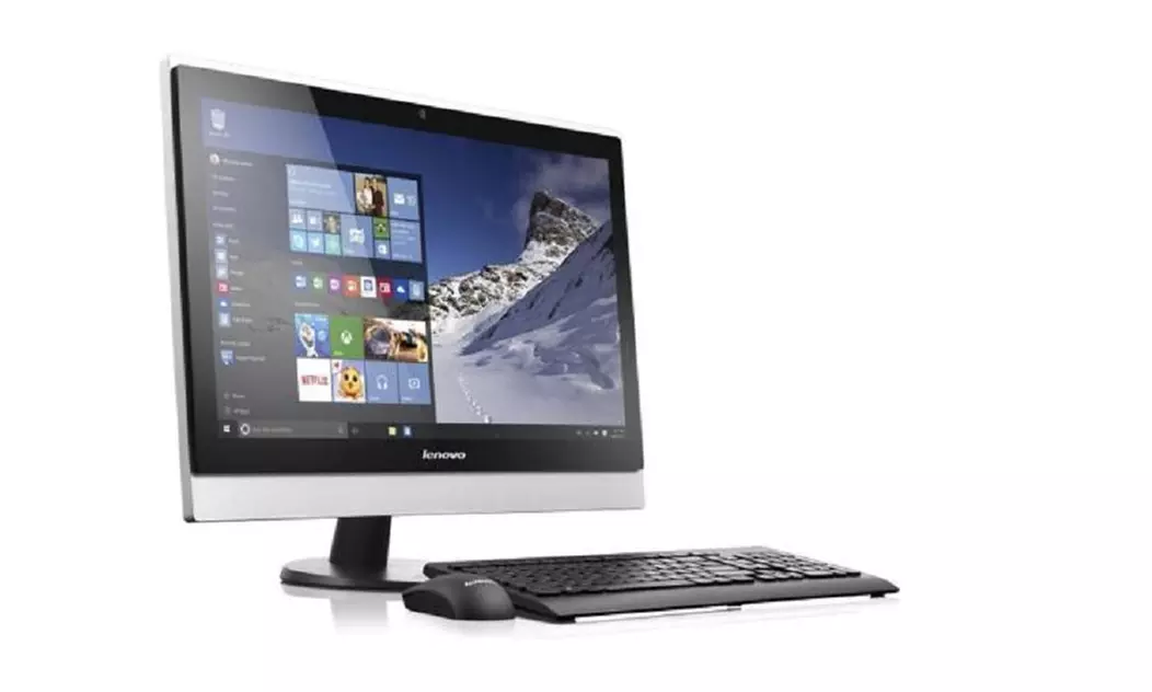 Lenovo 23" All-in-One Desktop PC with 3.2GHz Intel Core i3 Processor, 4GB RAM, and 1TB HDD - Primary Image