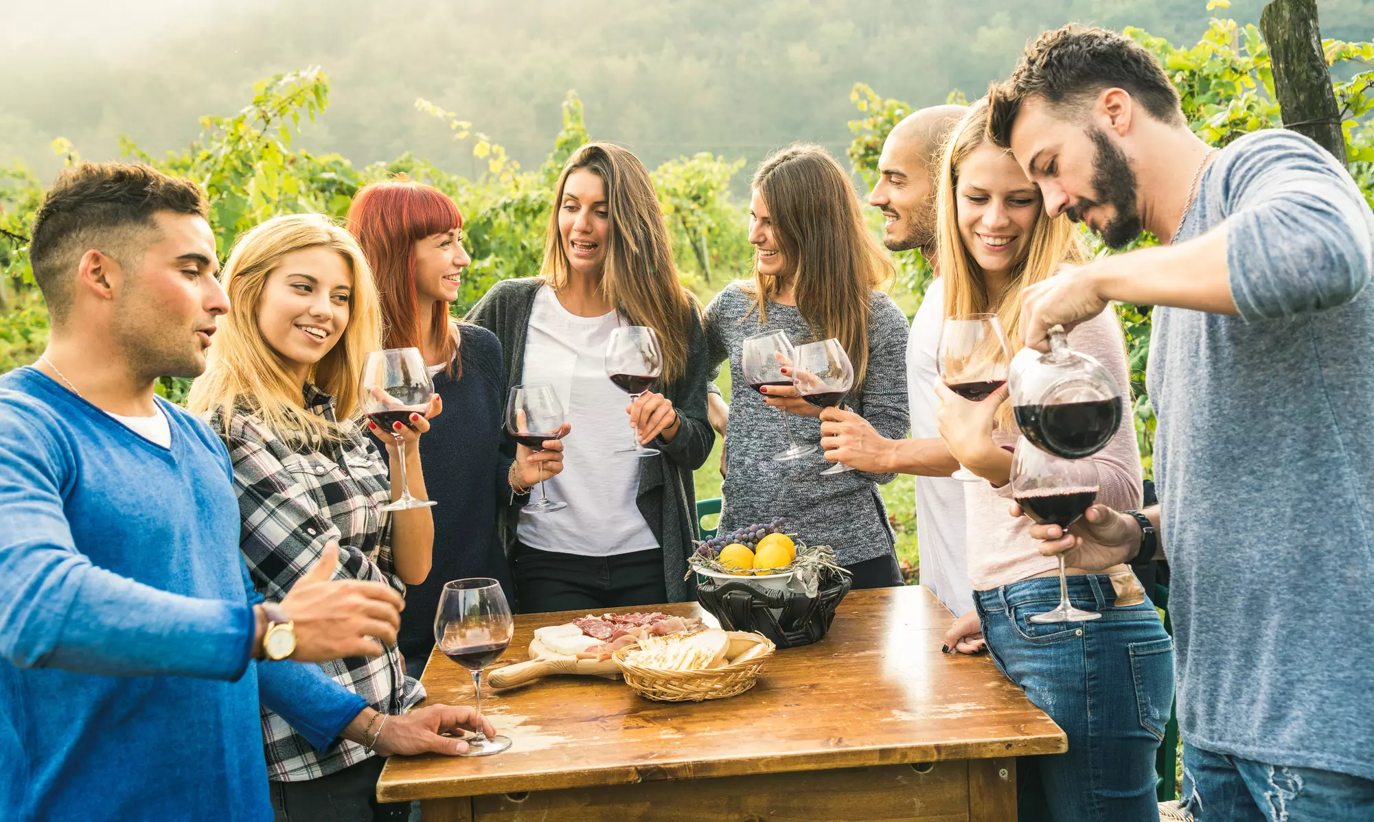 2 Std. Weinverkostung Zuhause