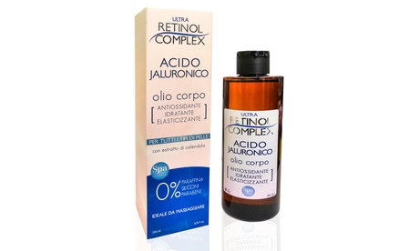 1 o 2 flaconi di olio per il corpo con acido ialuronico Retinol Complex