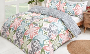 Printed Reversible Duvet Set