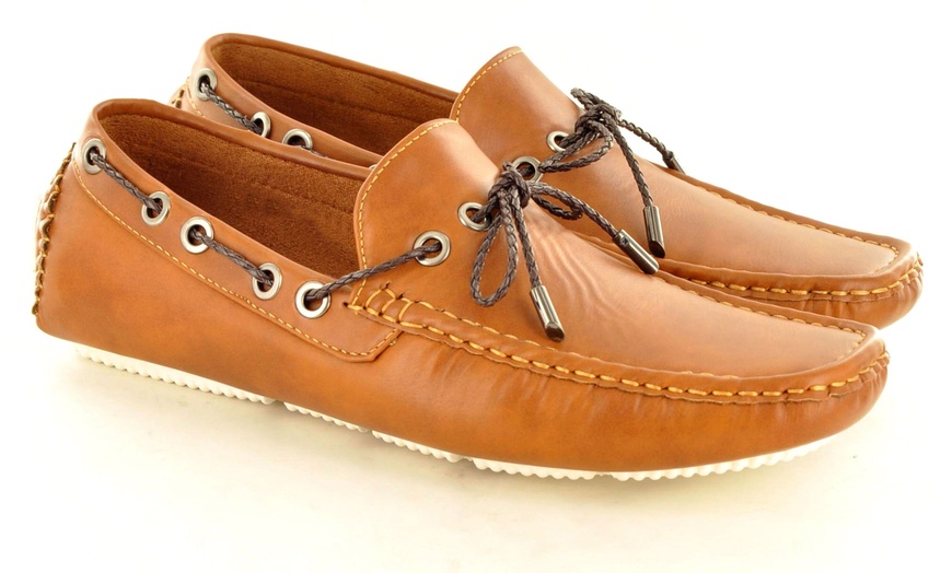 Image 23: Men's Lace-Up Loafers