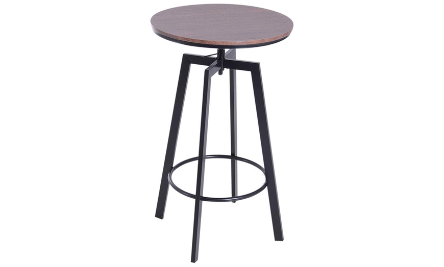 Image 6: Homcom Bar Stools and Table Set