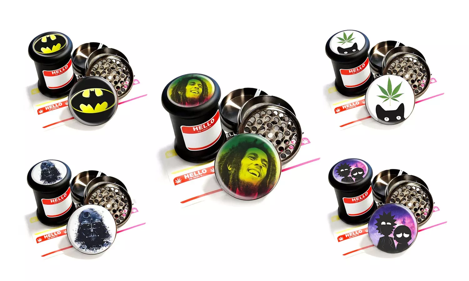 Herb Grinder and Jar Set (8-Piece) - Primary Image