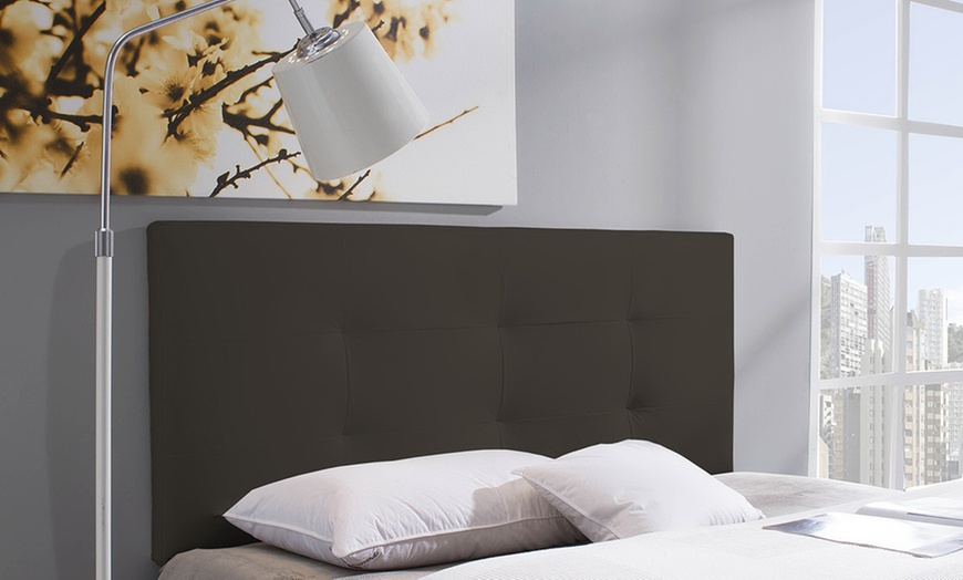 Image 15: Cabecero de cama tapizado