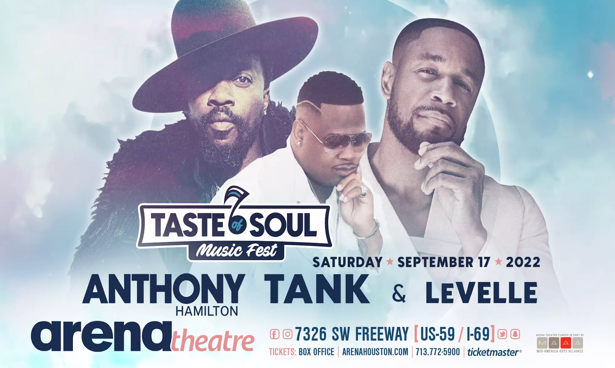 Anthony Hamilton and Tank on September 17 at 8:30 p.m. - Primary Image