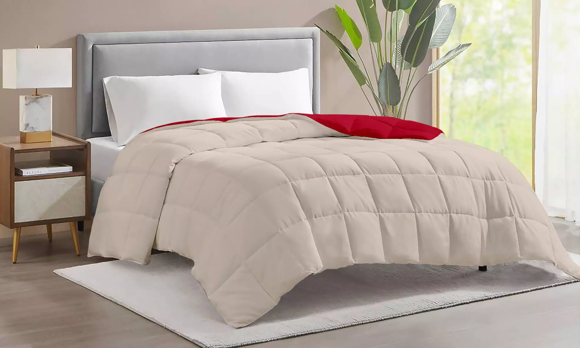 Doppelseitige Mikrofaser-Winter-Bettdecke