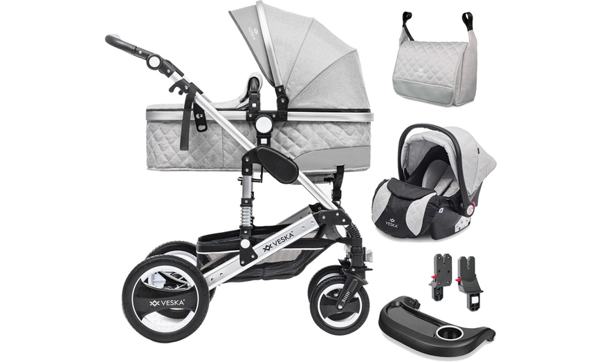 Image 7: Three in One Baby Stroller 