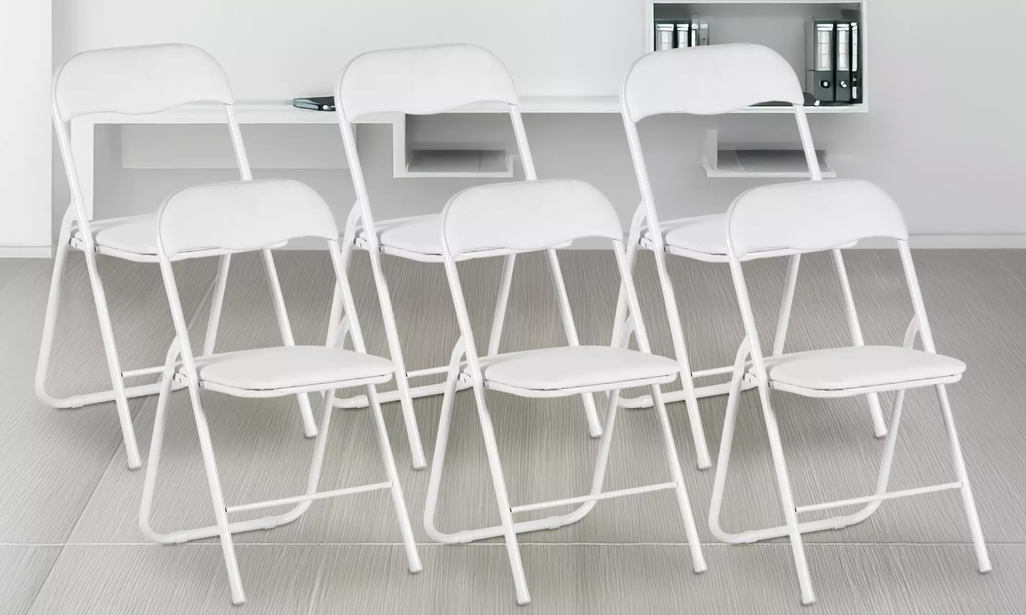 Lot de 6 chaises pliables