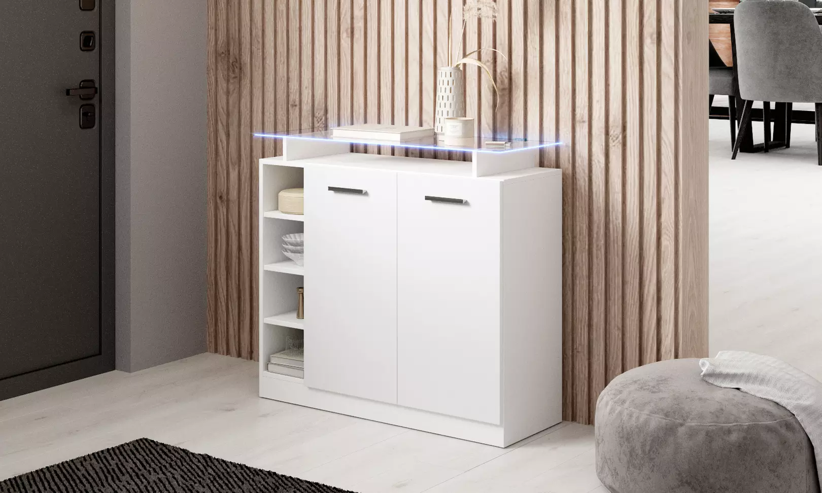 Mobile da ingresso con luci LED