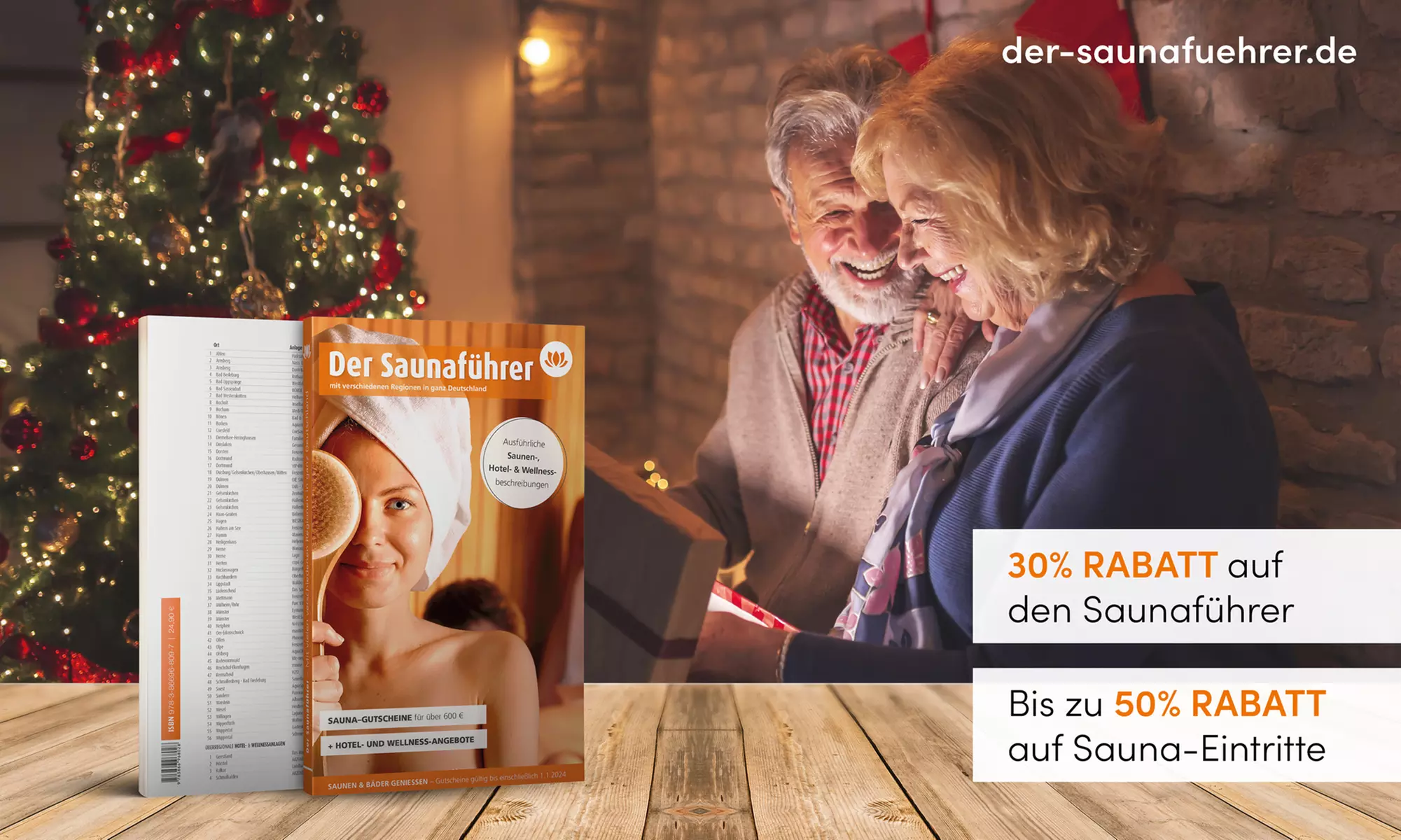 „Der Saunaführer“ mit Gutscheinen für Saunabesuche in der Region nach Wahl (bis zu 34% sparen*) - Primary Image