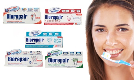 Fino a 6 dentifrici Biorepair disponibili in varie tipologie