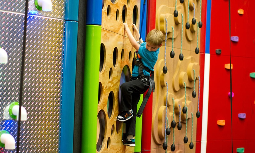 Image 1: Choice of One Adult or Child Ticket - Session of Clip and Climb 