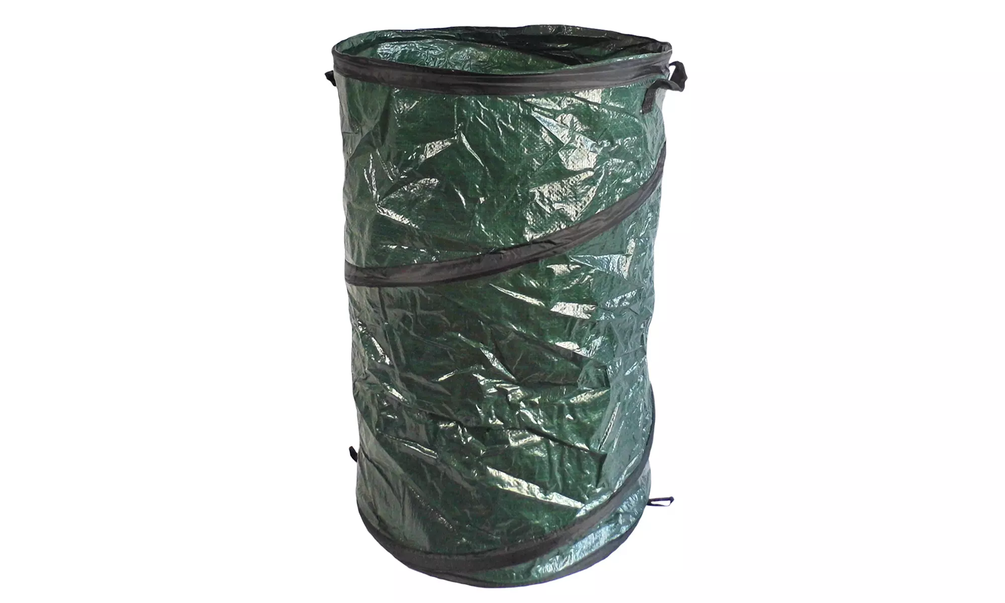 Gartenfreude 2x 120 l Laubsack „Pop-up“ zum Zusammenfalten in Grün - Primary Image