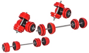  HomCom Adjustable Dumbbell 