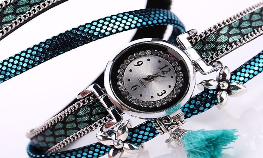 Image 6: Montre Lucy Multi-couche Wrap