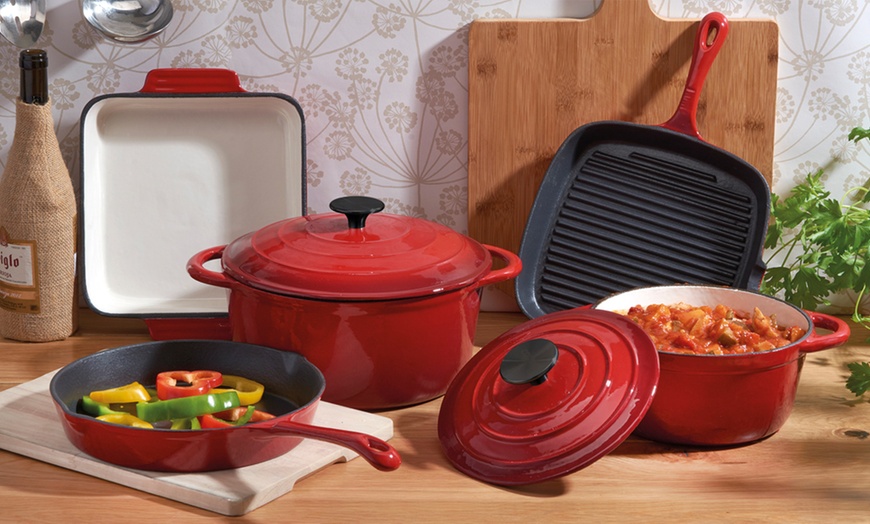 Image 16: Cooks Professional Cast Iron Set