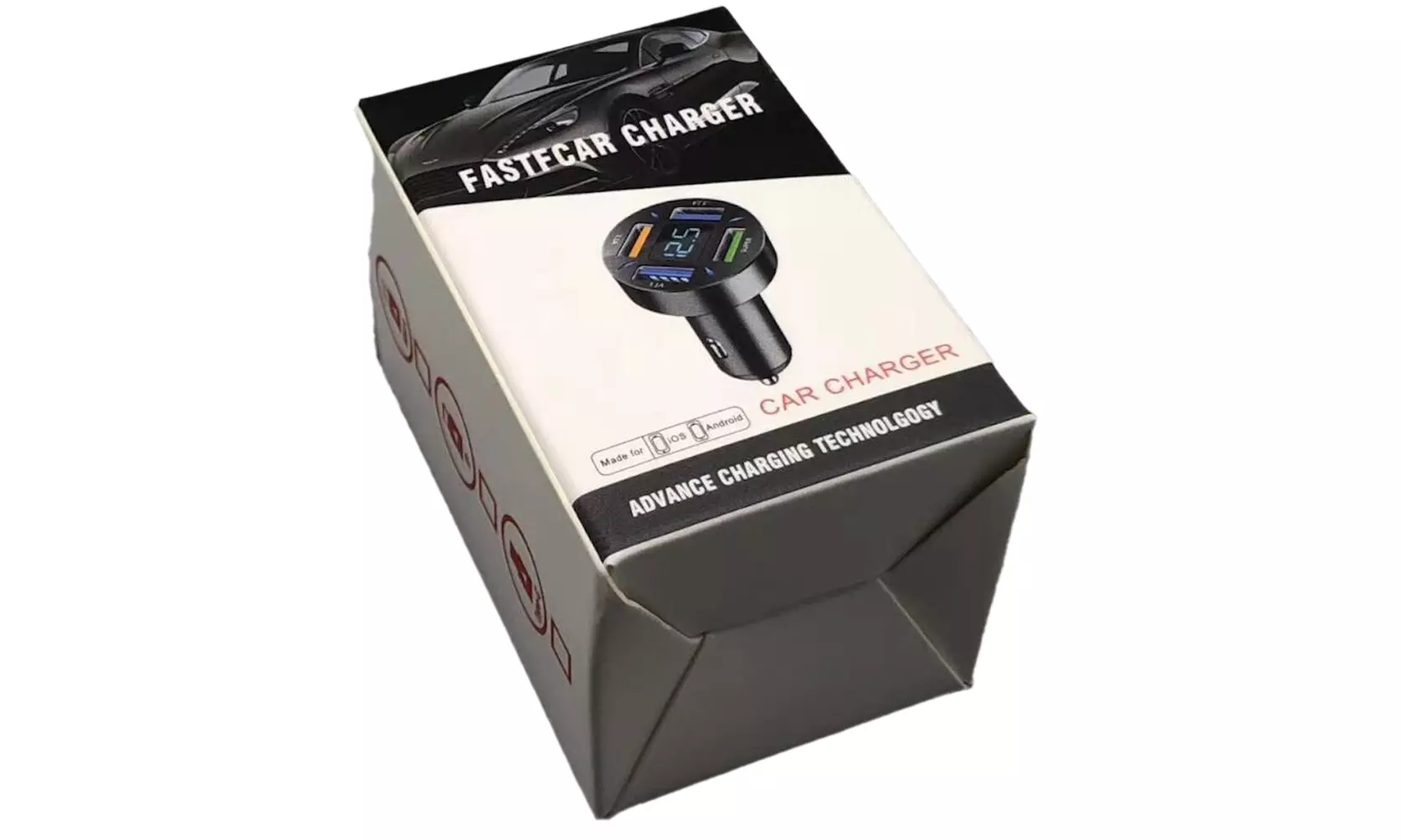 5-in-1 autoadapter met PD en usb-C - Second Medium