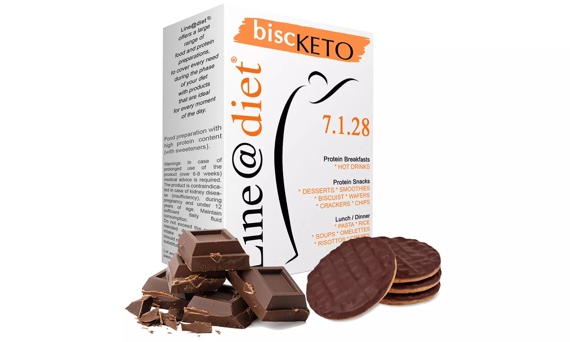 1, 2 o 4 confezioni di biscotti proteici Lineadiet