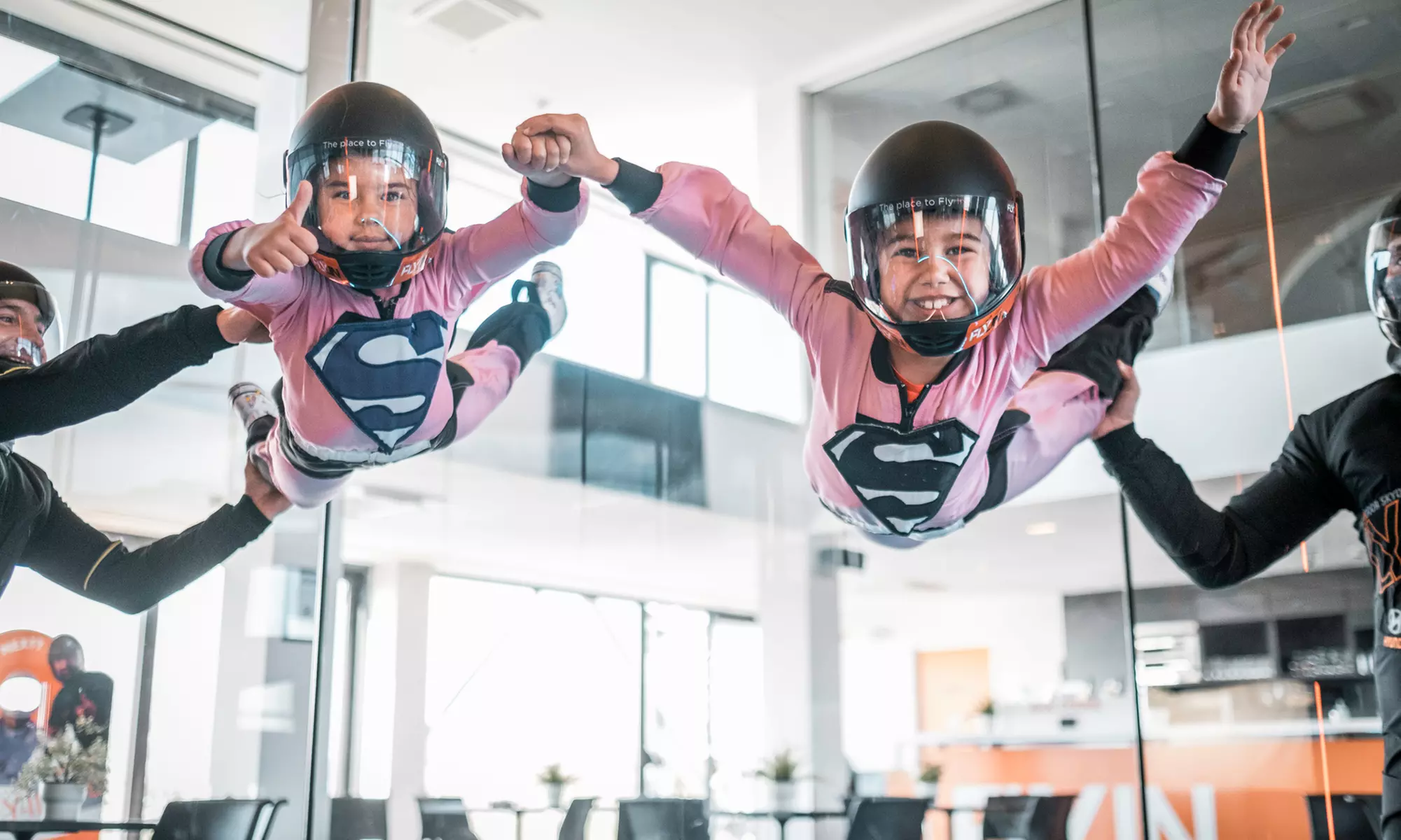 Flug-Paket inkl. Helm und Getränk