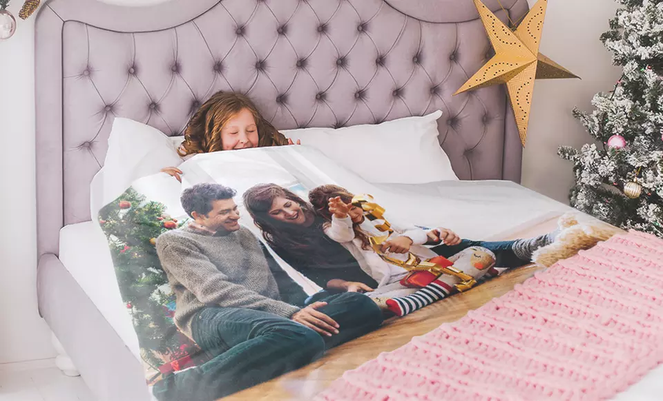 One Standard XXL Custom Blanket from CanvasOnSale (87% Off) - Primary Image