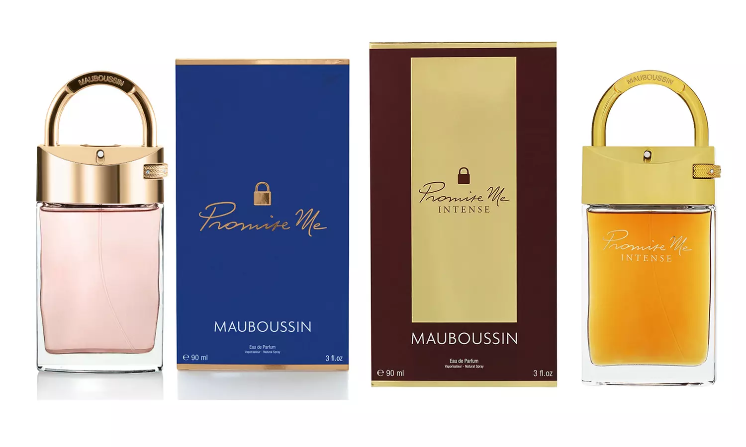 Eau de parfum Promise Me ou Promise Me Intense par Mauboussin en 90 ml - Primary Image