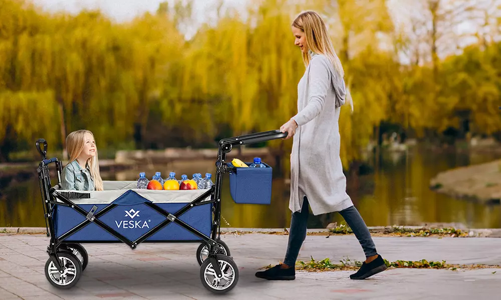 Carrello Pieghevole con Parasole VESKA