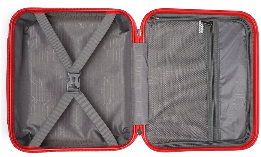 Image 22: Valises Kono avec 4 roulettes pivotantes