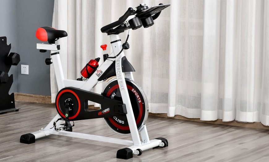 Image 17: Homcom Exercise Bikes