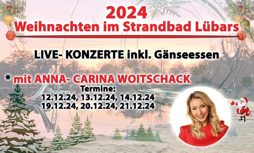 Image 3: 2 oder 4 Tickets für Weihnachten 2024 im Strandbad Lübars