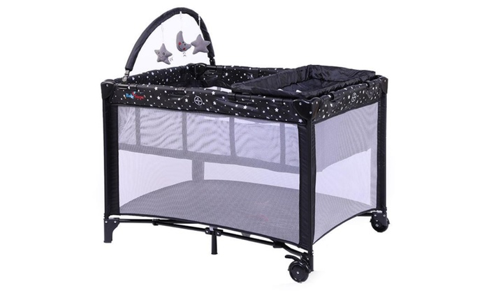 portable cot with change table