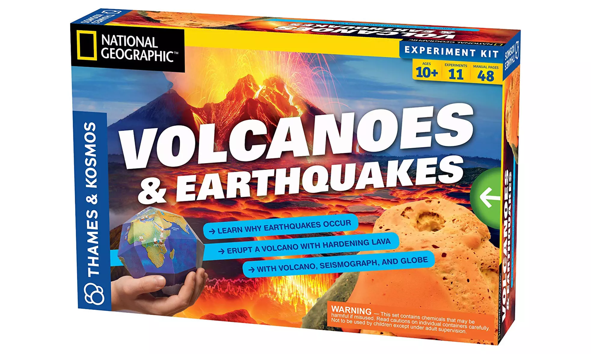 Thames & Kosmos Volcanoes and Earthquakes Experiment Kit - Second Medium