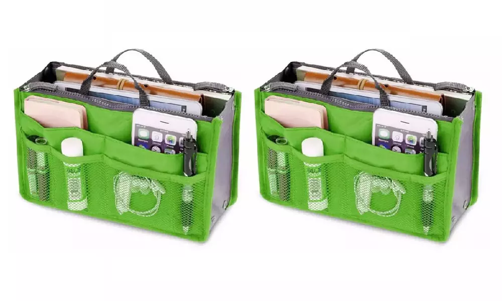 1 o 2 borse organizer da viaggio per cosmetici