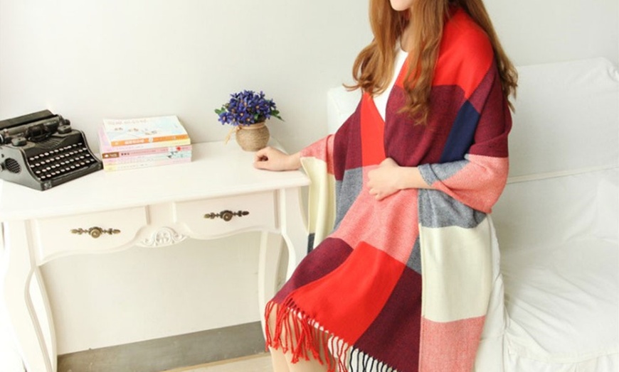 Image 3: Women's Oversized Pashmina Scarf