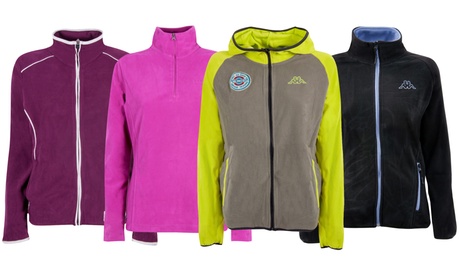 Felpe in pile Diadora o Kappa disponibili in 5 taglie e vari colori