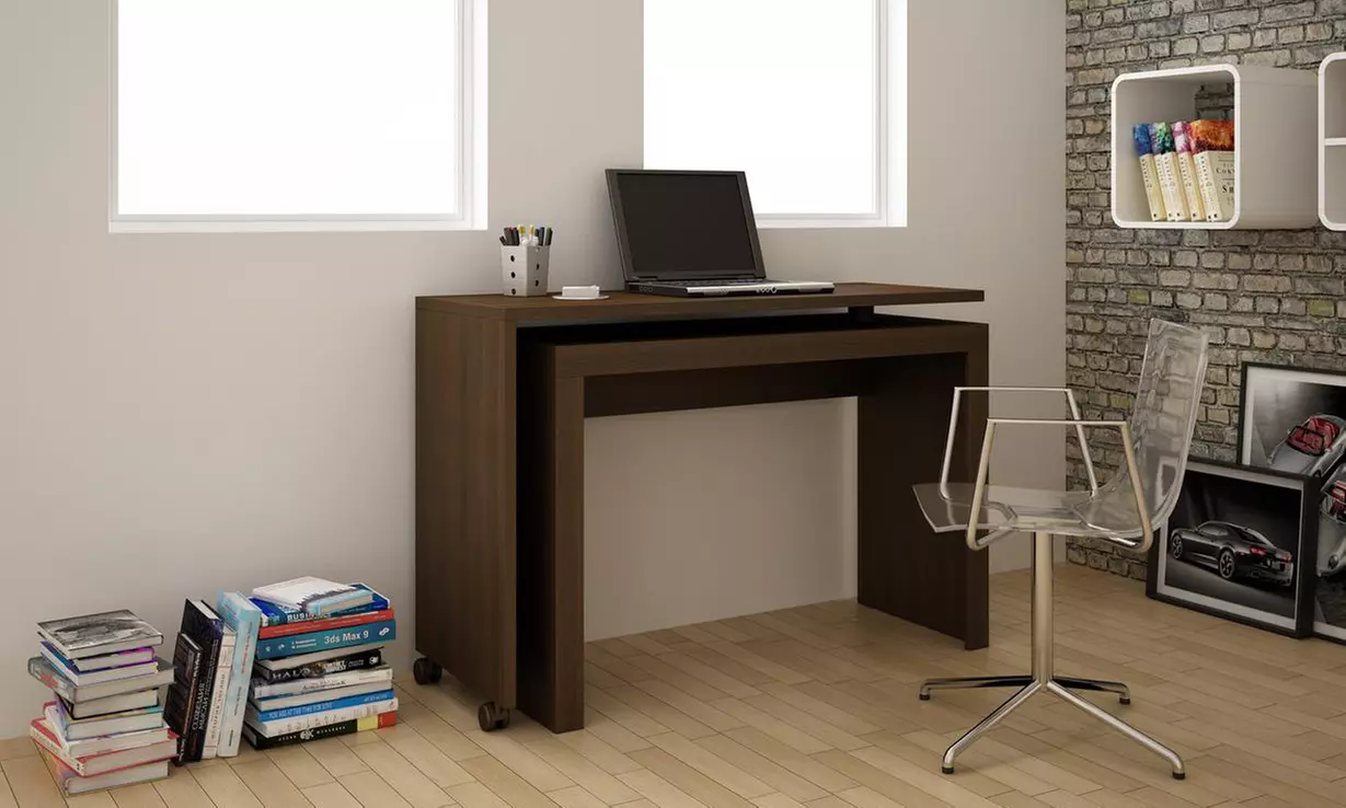 Accentuations Calabria L-Shaped Nested Desk - Primary Image