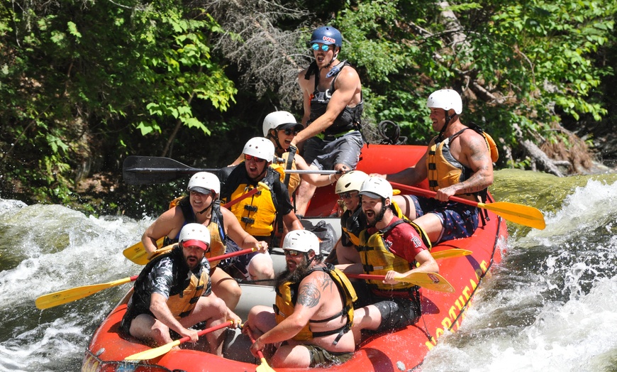 Image 3: White Water Rafting with BBQ Lunch Included