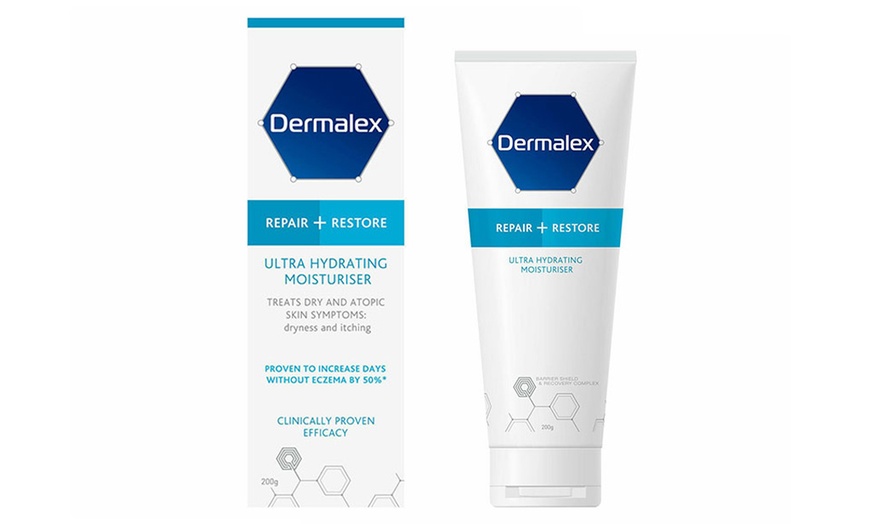 Image 4: Dermalex Repair + Restore Ultra Hydrating Moisturiser 200g