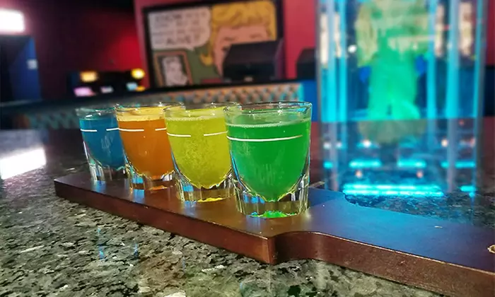Bowling, Mechanical Bull Rides and Cocktails at The Nerd (Up to 50% Off) Four Options Available - Second Medium