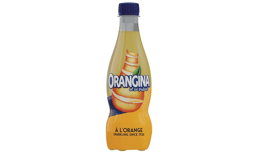 Image 2: Pack of 12 Fizzy Orange Drink 420ml