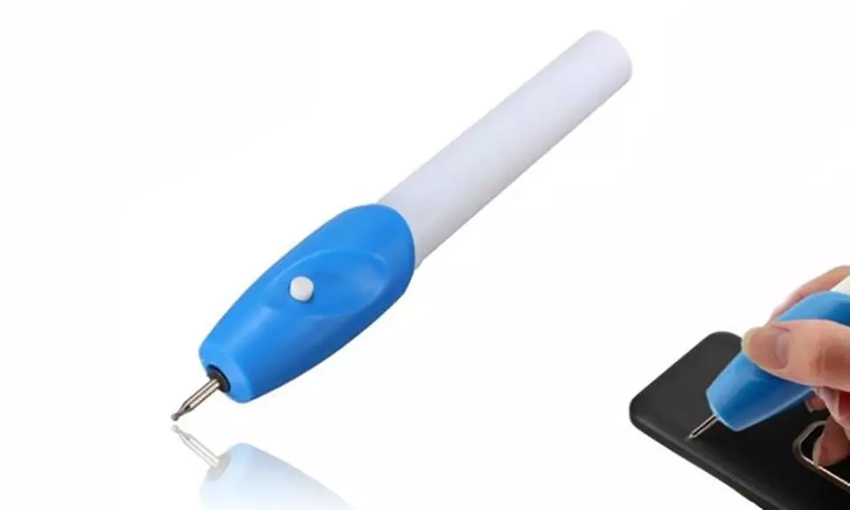 Incisore elettrico adatto a tutti i tipi di superfici come ferro, legno, vetro, plastica o ceramica - Image 4