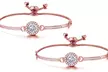 1 ou 2 bracelets "Halo Friendship" Philip Jones ornés de cristaux Zircondia® - Second Medium